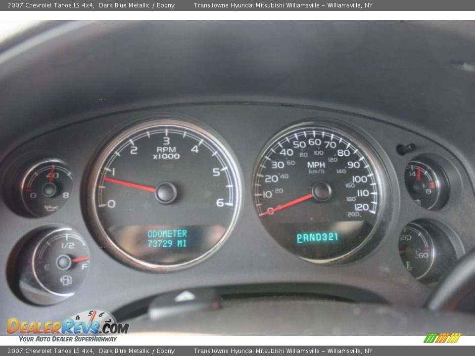 2007 Chevrolet Tahoe LS 4x4 Dark Blue Metallic / Ebony Photo #15