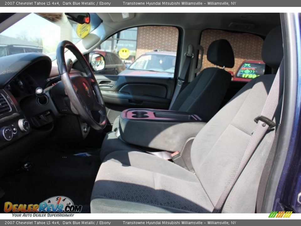 2007 Chevrolet Tahoe LS 4x4 Dark Blue Metallic / Ebony Photo #18