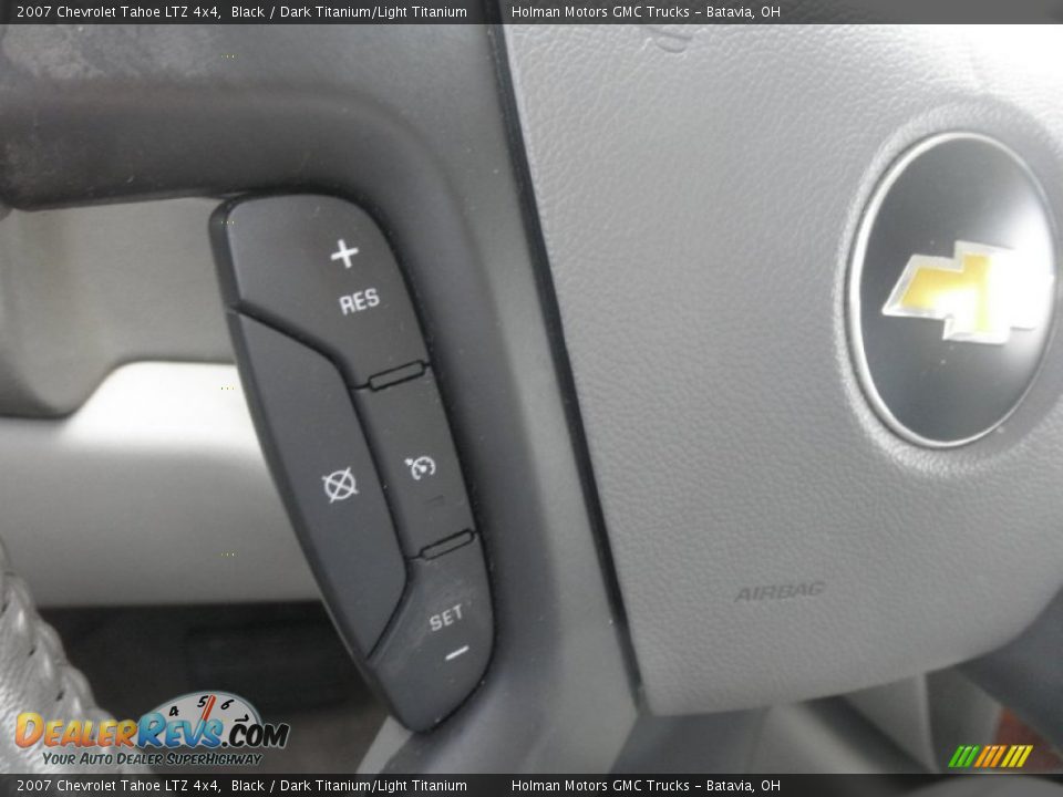 2007 Chevrolet Tahoe LTZ 4x4 Black / Dark Titanium/Light Titanium Photo #8
