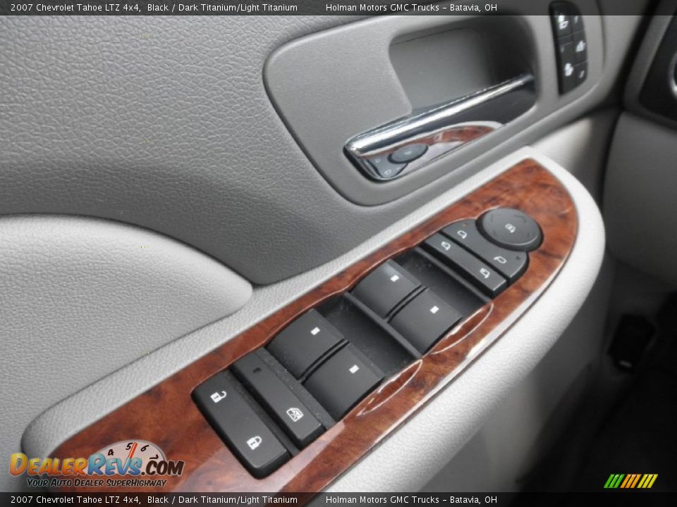 2007 Chevrolet Tahoe LTZ 4x4 Black / Dark Titanium/Light Titanium Photo #10