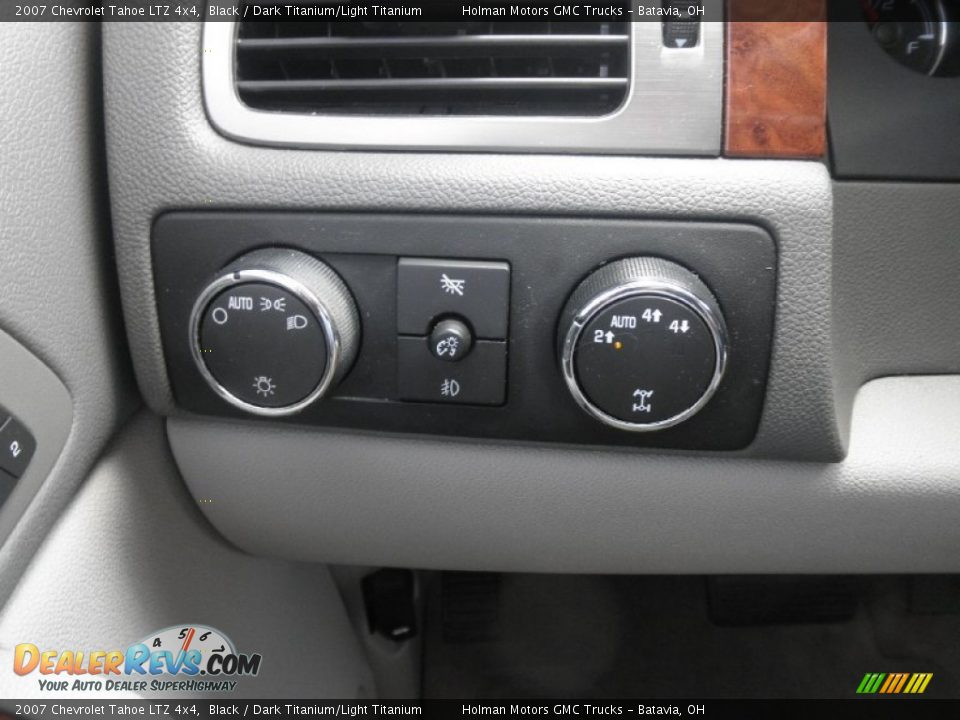 2007 Chevrolet Tahoe LTZ 4x4 Black / Dark Titanium/Light Titanium Photo #11