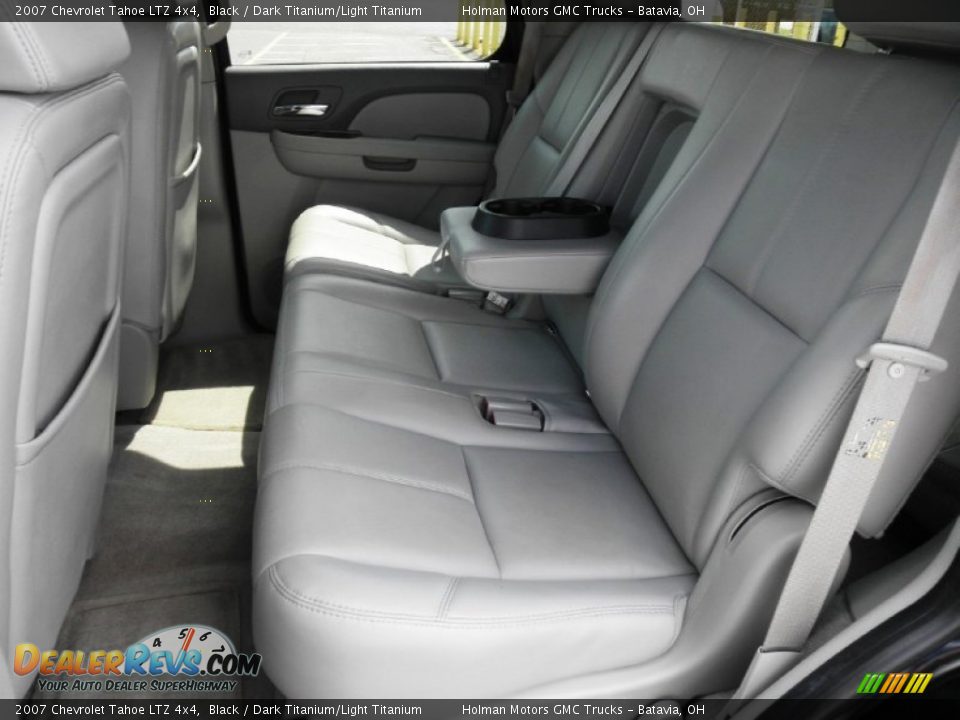 2007 Chevrolet Tahoe LTZ 4x4 Black / Dark Titanium/Light Titanium Photo #15