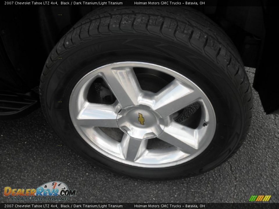 2007 Chevrolet Tahoe LTZ 4x4 Black / Dark Titanium/Light Titanium Photo #16