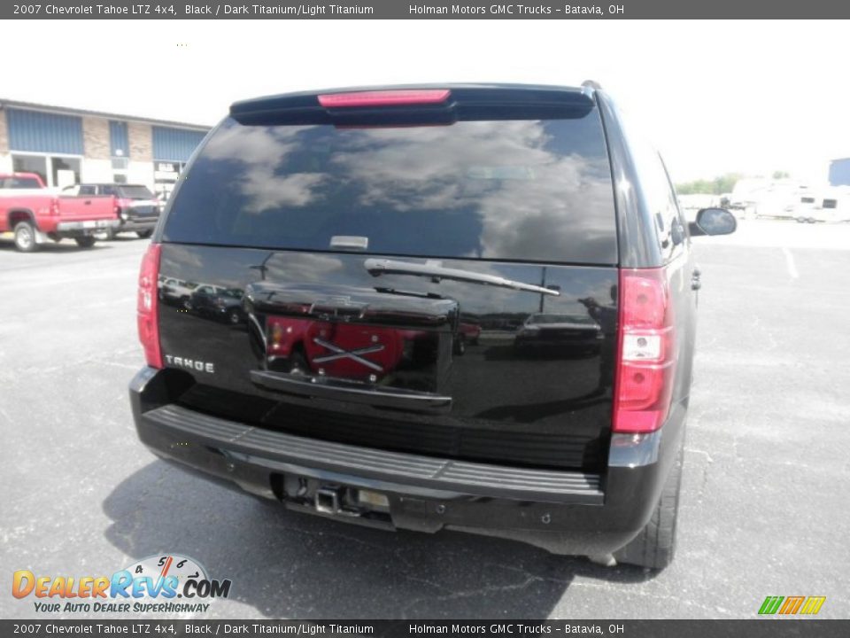 2007 Chevrolet Tahoe LTZ 4x4 Black / Dark Titanium/Light Titanium Photo #21