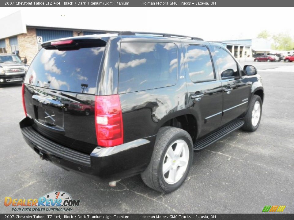 2007 Chevrolet Tahoe LTZ 4x4 Black / Dark Titanium/Light Titanium Photo #25