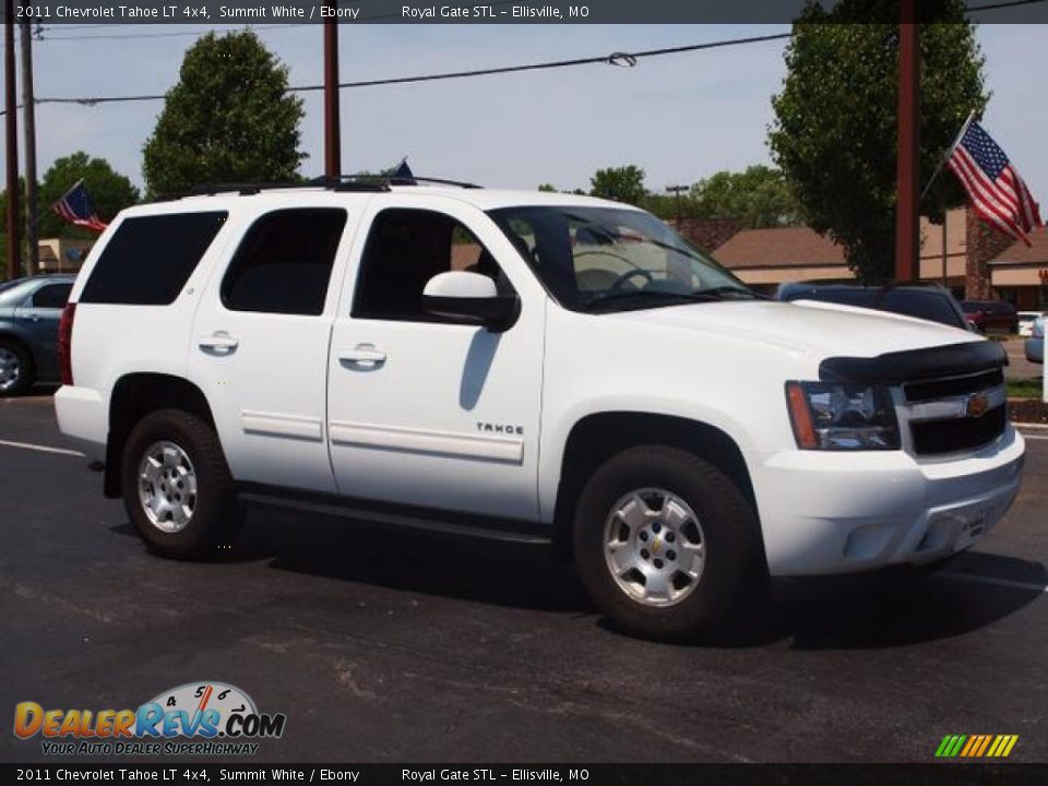 2011 Chevrolet Tahoe LT 4x4 Summit White / Ebony Photo #2