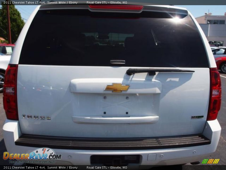2011 Chevrolet Tahoe LT 4x4 Summit White / Ebony Photo #6