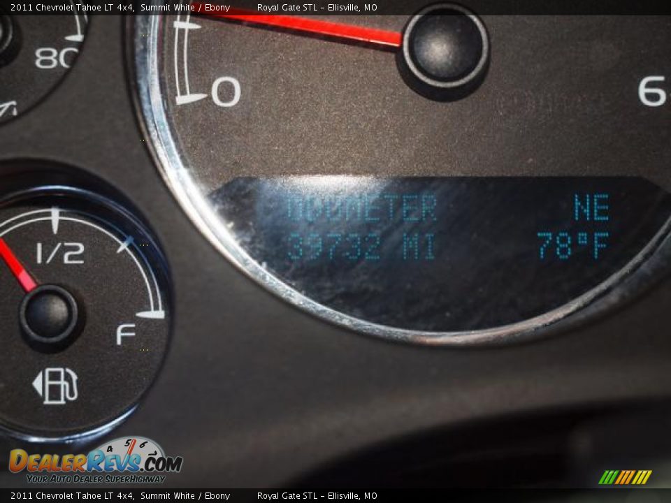 2011 Chevrolet Tahoe LT 4x4 Summit White / Ebony Photo #15