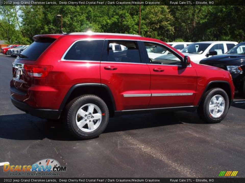2012 Jeep Grand Cherokee Laredo Deep Cherry Red Crystal Pearl / Dark Graystone/Medium Graystone Photo #3