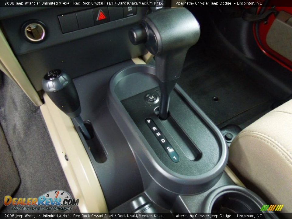 2008 Jeep Wrangler Unlimited X 4x4 Red Rock Crystal Pearl / Dark Khaki/Medium Khaki Photo #11