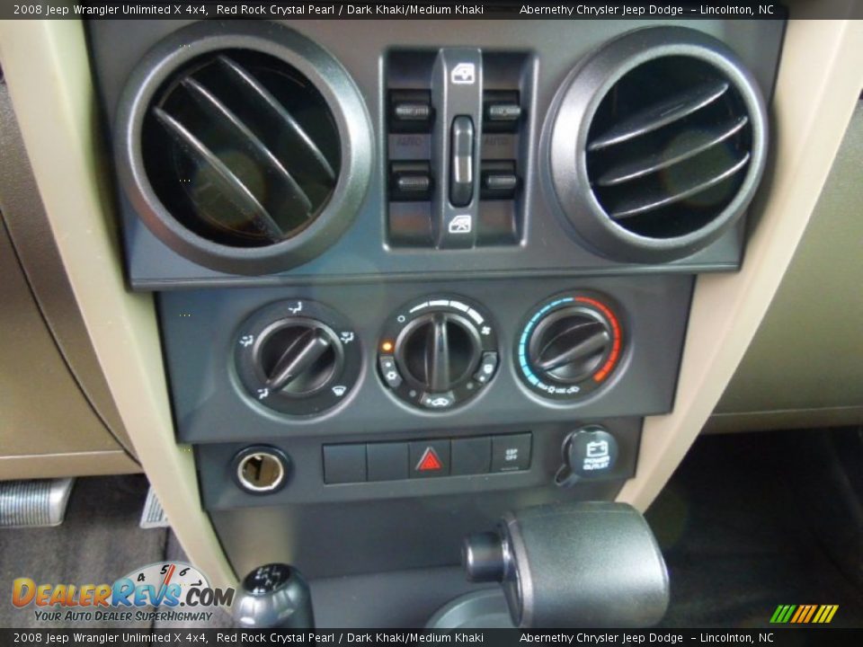2008 Jeep Wrangler Unlimited X 4x4 Red Rock Crystal Pearl / Dark Khaki/Medium Khaki Photo #13