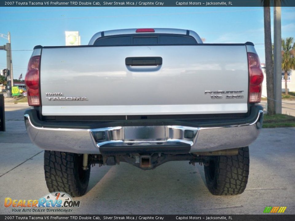 2007 Toyota Tacoma V6 PreRunner TRD Double Cab Silver Streak Mica / Graphite Gray Photo #6