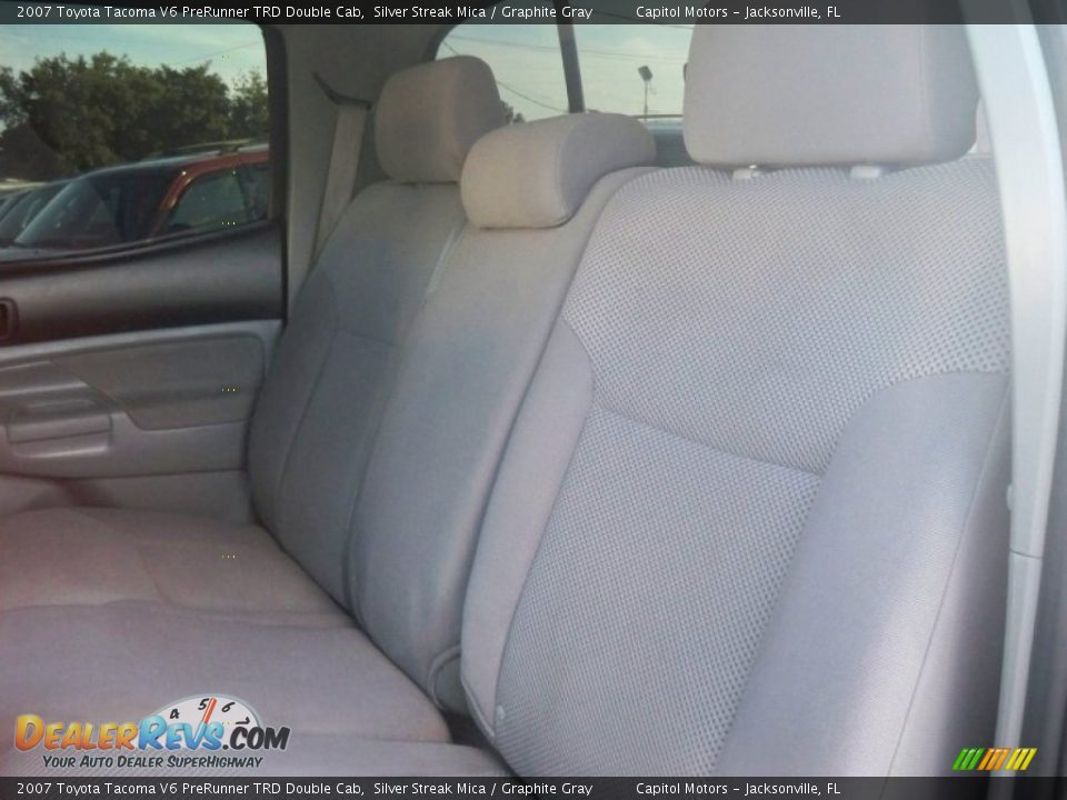 2007 Toyota Tacoma V6 PreRunner TRD Double Cab Silver Streak Mica / Graphite Gray Photo #8