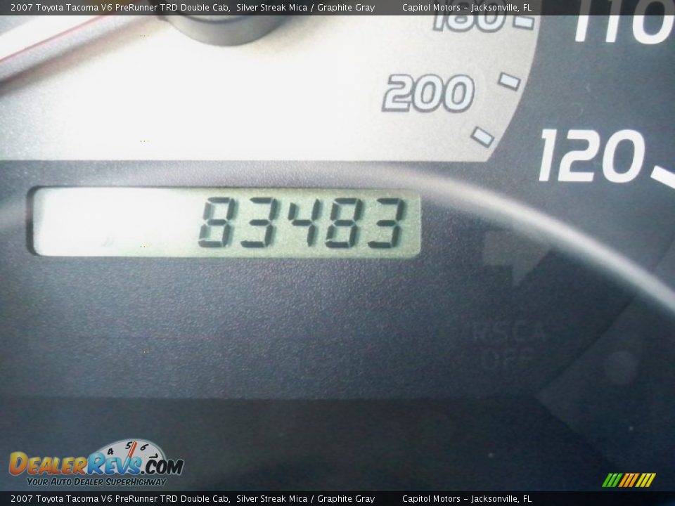 2007 Toyota Tacoma V6 PreRunner TRD Double Cab Silver Streak Mica / Graphite Gray Photo #20
