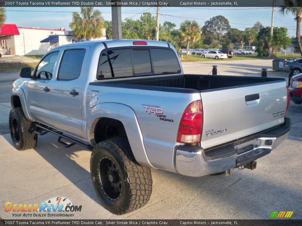 2007 Toyota Tacoma V6 PreRunner TRD Double Cab Silver Streak Mica / Graphite Gray Photo #29