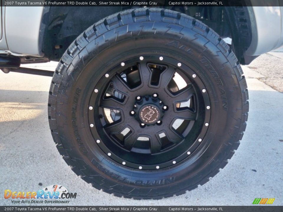 2007 Toyota Tacoma V6 PreRunner TRD Double Cab Silver Streak Mica / Graphite Gray Photo #33