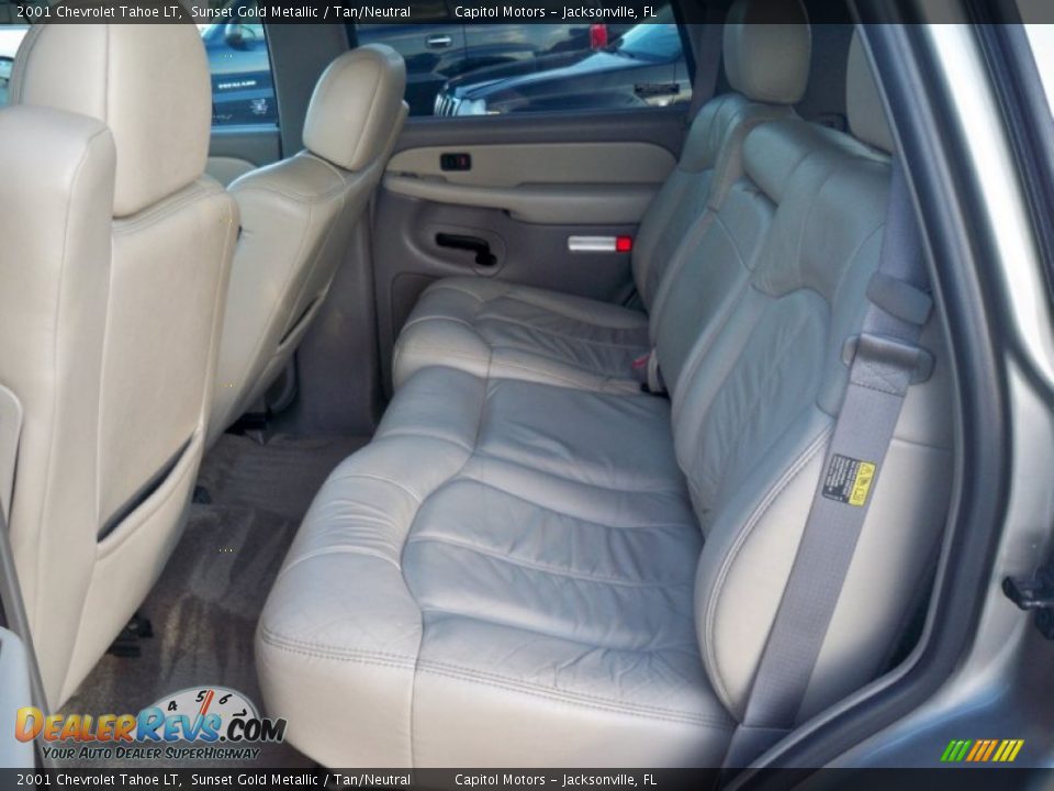 2001 Chevrolet Tahoe LT Sunset Gold Metallic / Tan/Neutral Photo #7