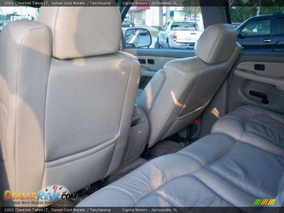 2001 Chevrolet Tahoe LT Sunset Gold Metallic / Tan/Neutral Photo #9