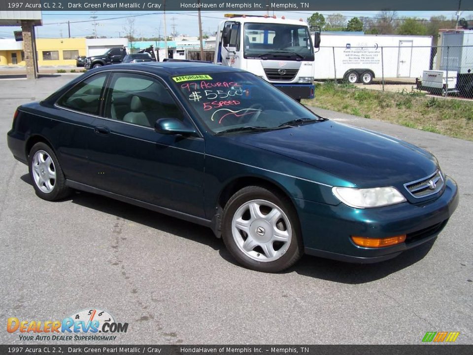 1997 Acura CL 2.2 Dark Green Pearl Metallic / Gray Photo #1