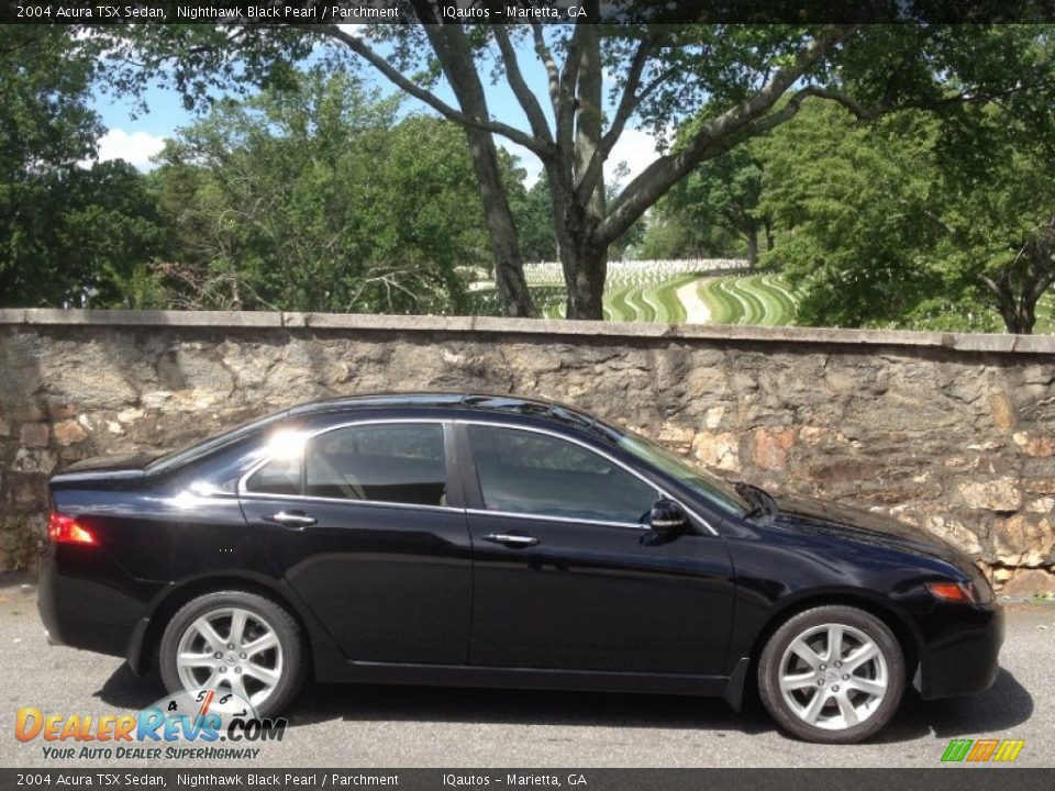 2004 Acura TSX Sedan Nighthawk Black Pearl / Parchment Photo #2