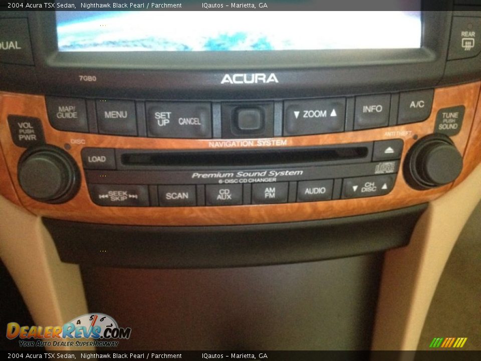 2004 Acura TSX Sedan Nighthawk Black Pearl / Parchment Photo #8