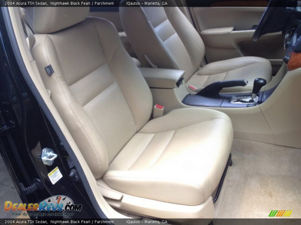 2004 Acura TSX Sedan Nighthawk Black Pearl / Parchment Photo #10