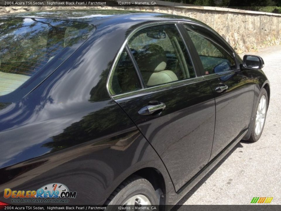 2004 Acura TSX Sedan Nighthawk Black Pearl / Parchment Photo #12