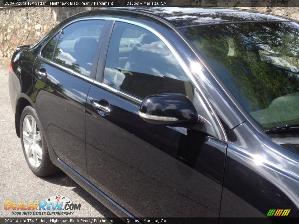 2004 Acura TSX Sedan Nighthawk Black Pearl / Parchment Photo #13