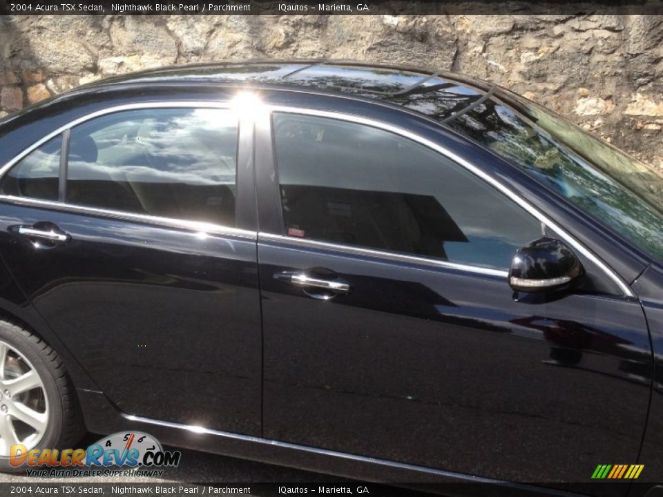 2004 Acura TSX Sedan Nighthawk Black Pearl / Parchment Photo #14
