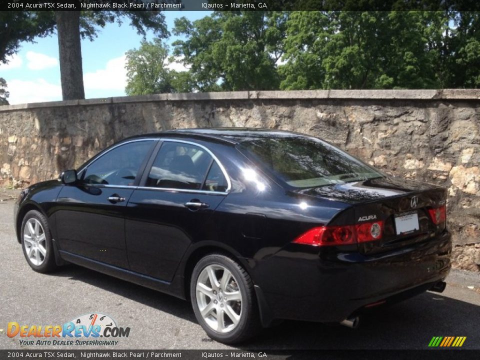 2004 Acura TSX Sedan Nighthawk Black Pearl / Parchment Photo #15