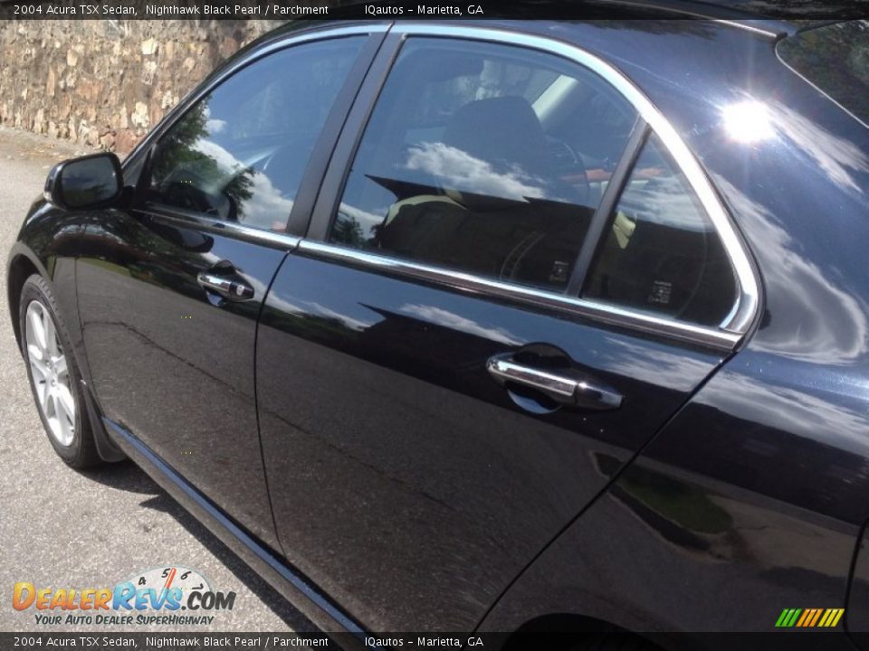2004 Acura TSX Sedan Nighthawk Black Pearl / Parchment Photo #16