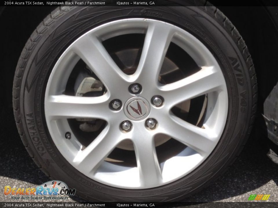 2004 Acura TSX Sedan Nighthawk Black Pearl / Parchment Photo #17