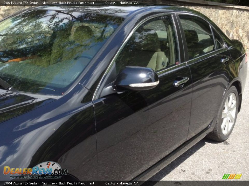 2004 Acura TSX Sedan Nighthawk Black Pearl / Parchment Photo #18