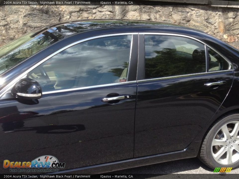 2004 Acura TSX Sedan Nighthawk Black Pearl / Parchment Photo #19
