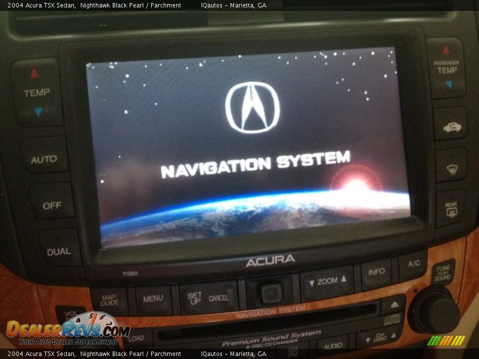 2004 Acura TSX Sedan Nighthawk Black Pearl / Parchment Photo #20