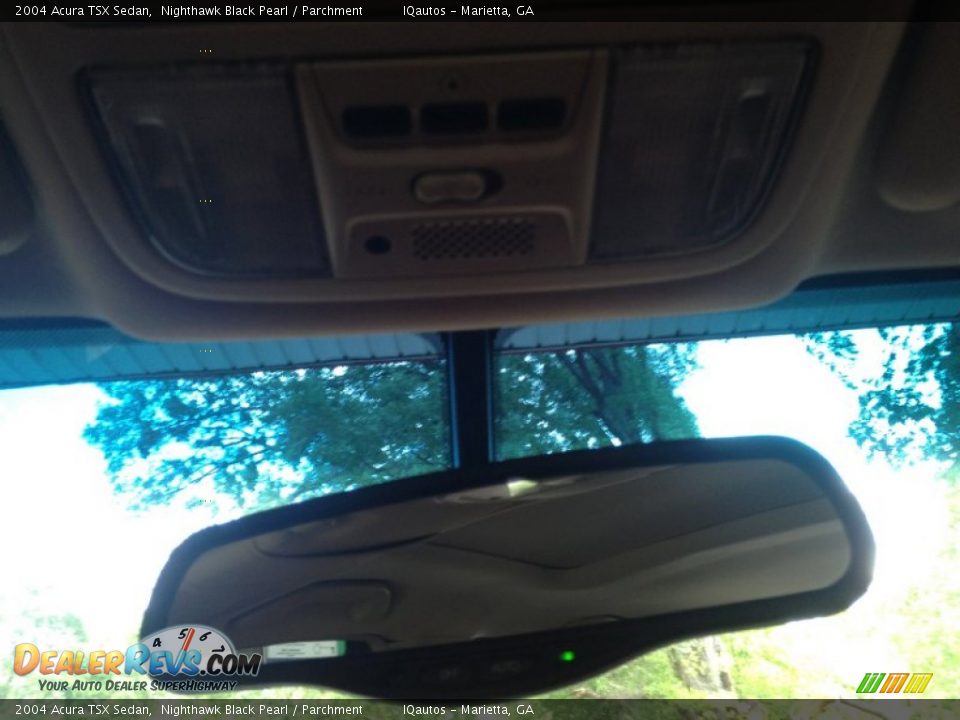 2004 Acura TSX Sedan Nighthawk Black Pearl / Parchment Photo #22