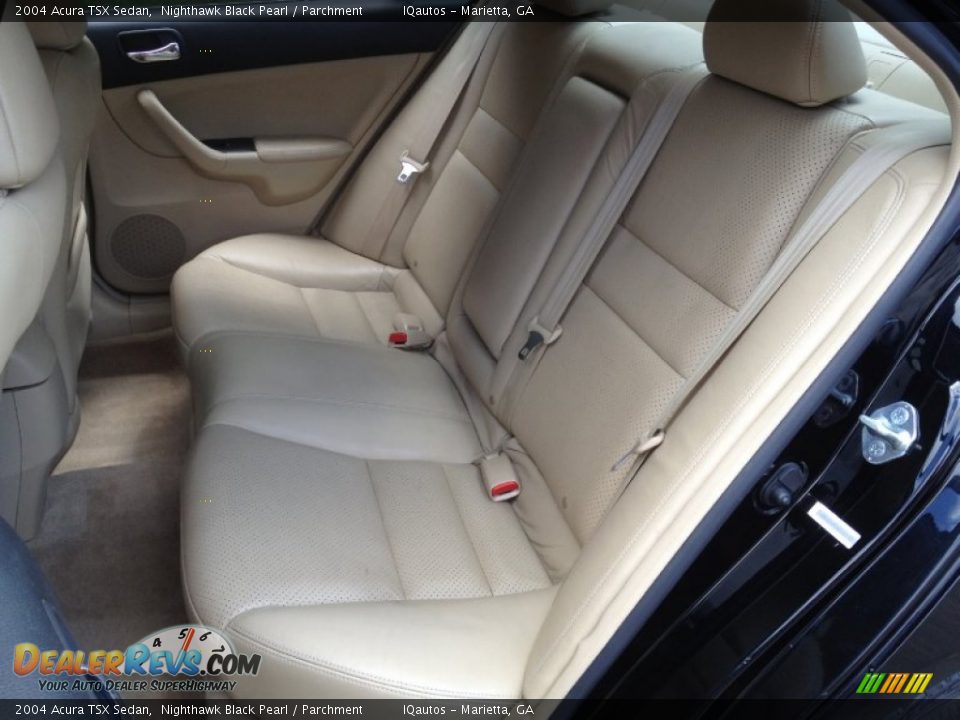 2004 Acura TSX Sedan Nighthawk Black Pearl / Parchment Photo #25