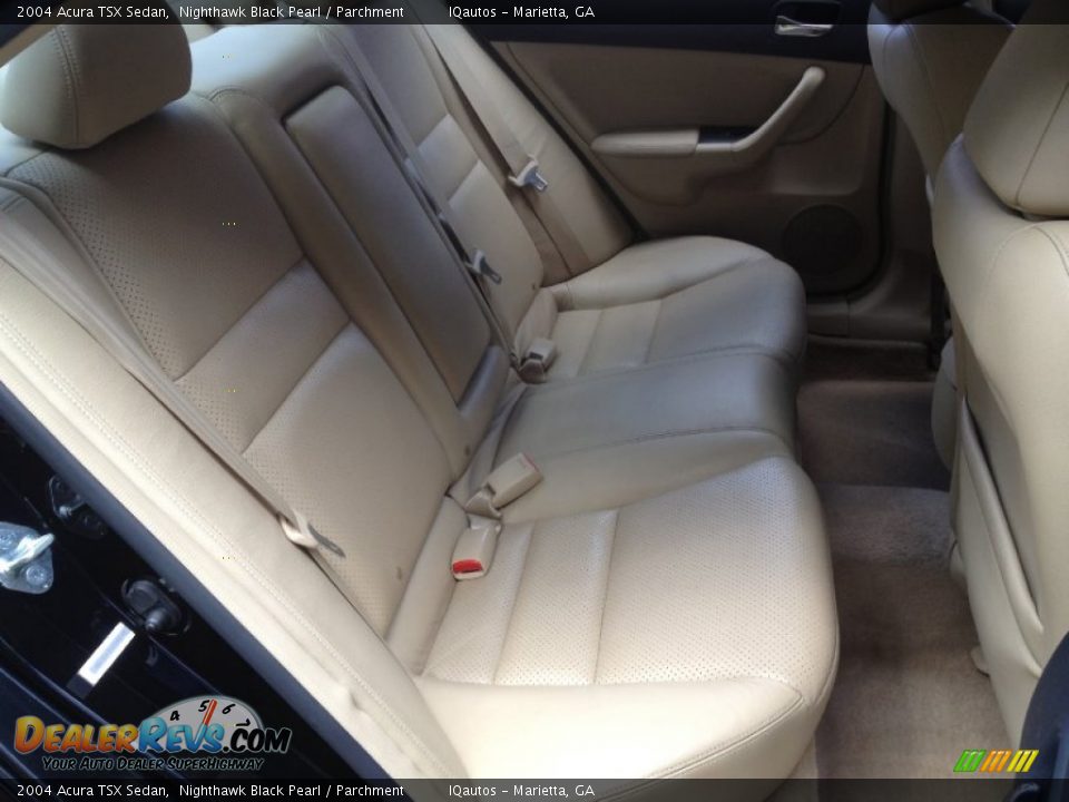 2004 Acura TSX Sedan Nighthawk Black Pearl / Parchment Photo #26