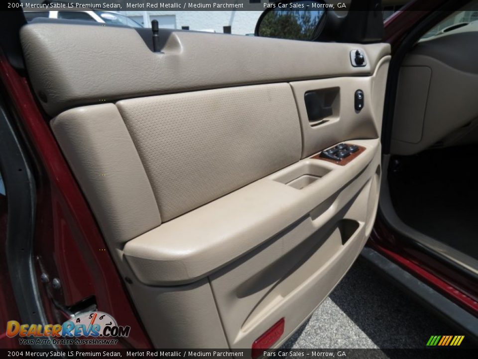 2004 Mercury Sable LS Premium Sedan Merlot Red Metallic / Medium Parchment Photo #8