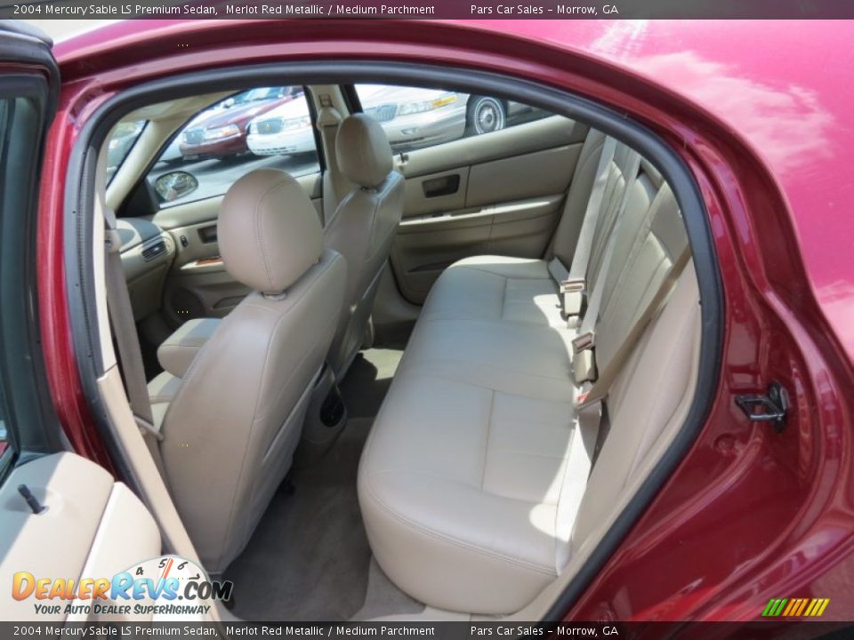 2004 Mercury Sable LS Premium Sedan Merlot Red Metallic / Medium Parchment Photo #9