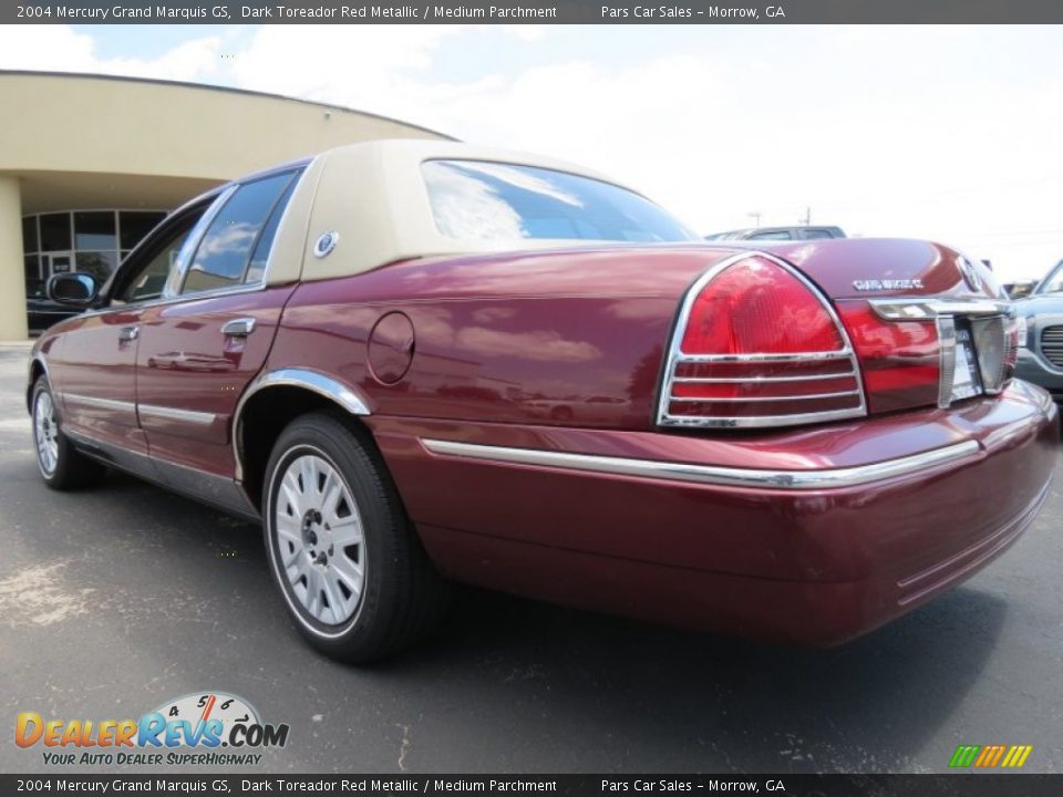 2004 Mercury Grand Marquis GS Dark Toreador Red Metallic / Medium Parchment Photo #2