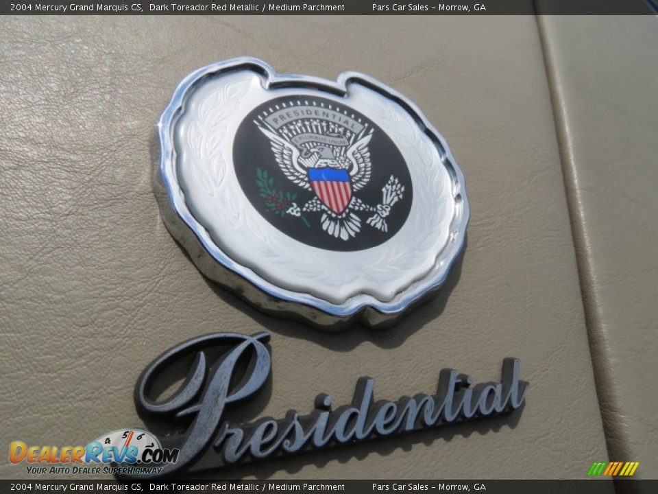 2004 Mercury Grand Marquis GS Dark Toreador Red Metallic / Medium Parchment Photo #8