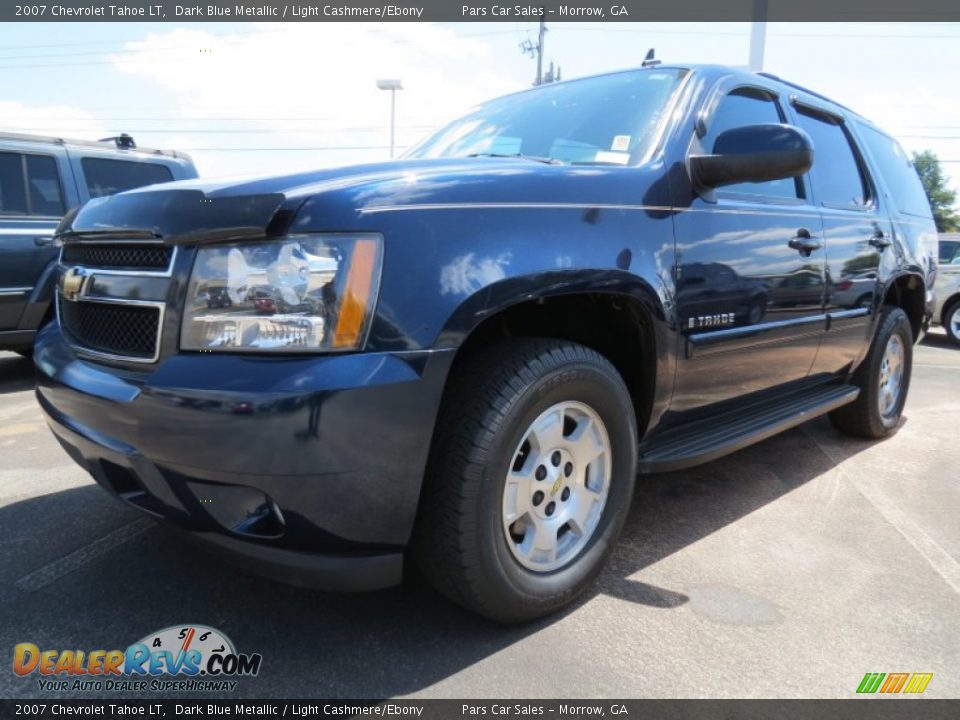 2007 Chevrolet Tahoe LT Dark Blue Metallic / Light Cashmere/Ebony Photo #1