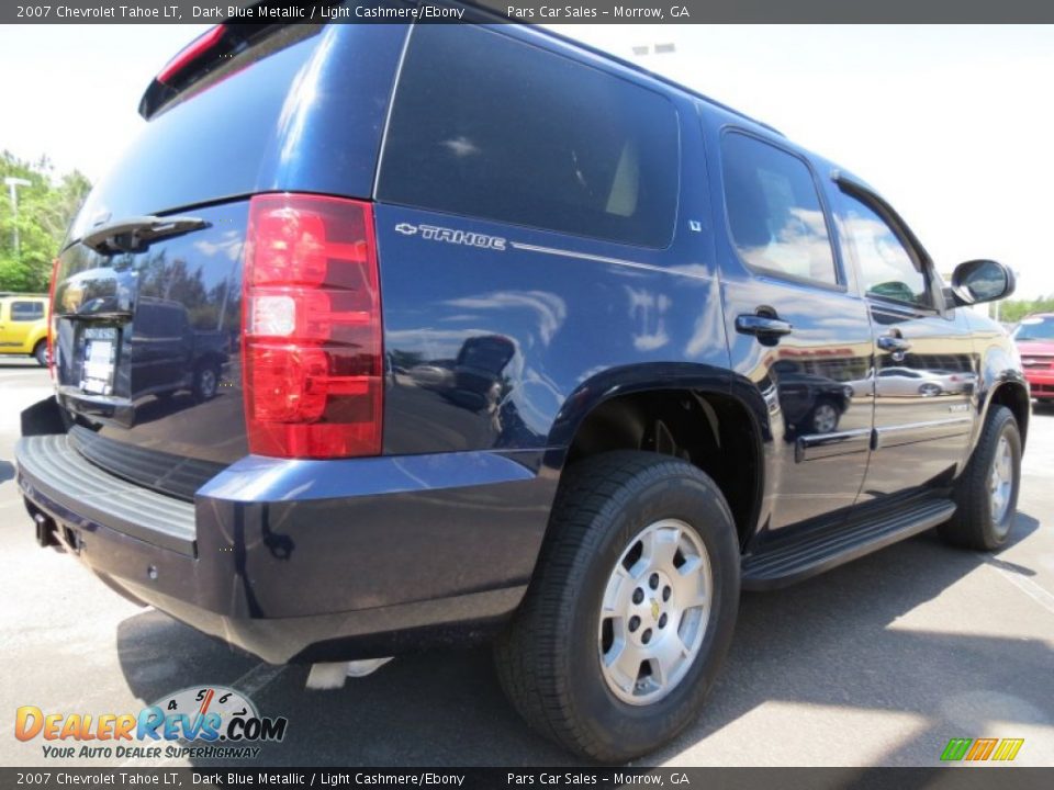 2007 Chevrolet Tahoe LT Dark Blue Metallic / Light Cashmere/Ebony Photo #3