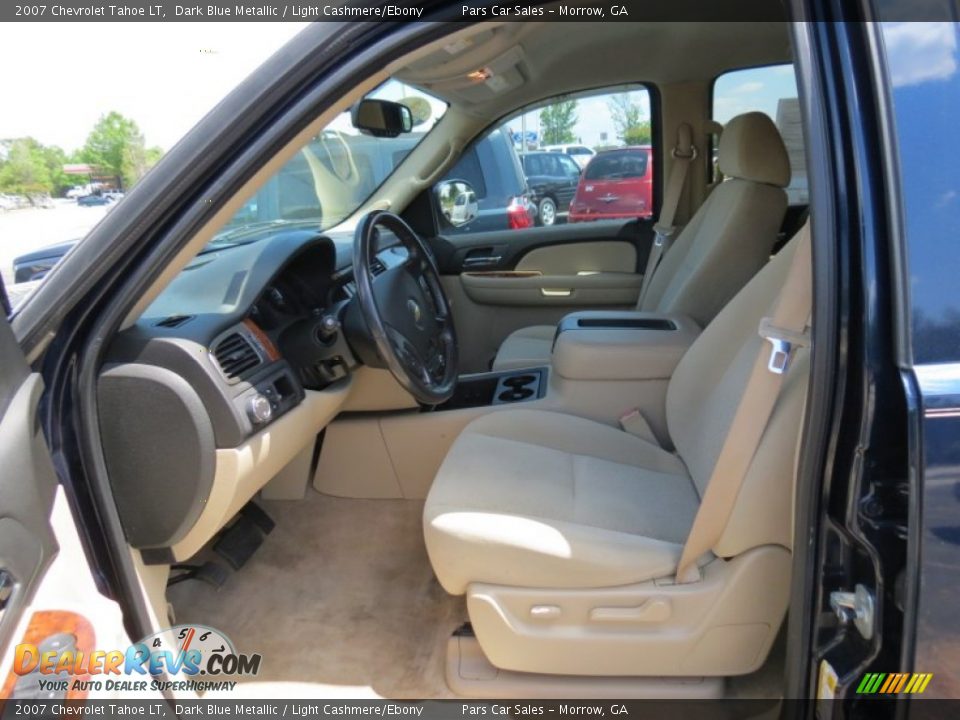 2007 Chevrolet Tahoe LT Dark Blue Metallic / Light Cashmere/Ebony Photo #6