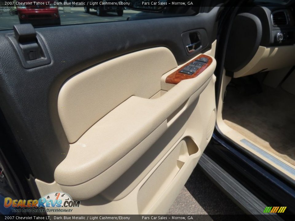 2007 Chevrolet Tahoe LT Dark Blue Metallic / Light Cashmere/Ebony Photo #7