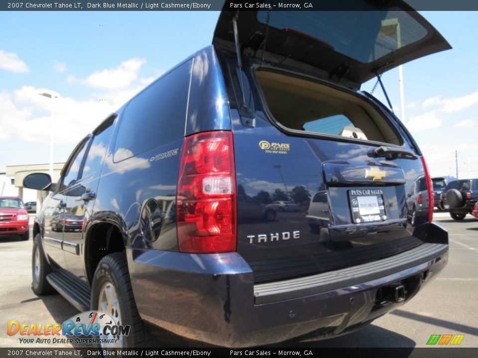 2007 Chevrolet Tahoe LT Dark Blue Metallic / Light Cashmere/Ebony Photo #9