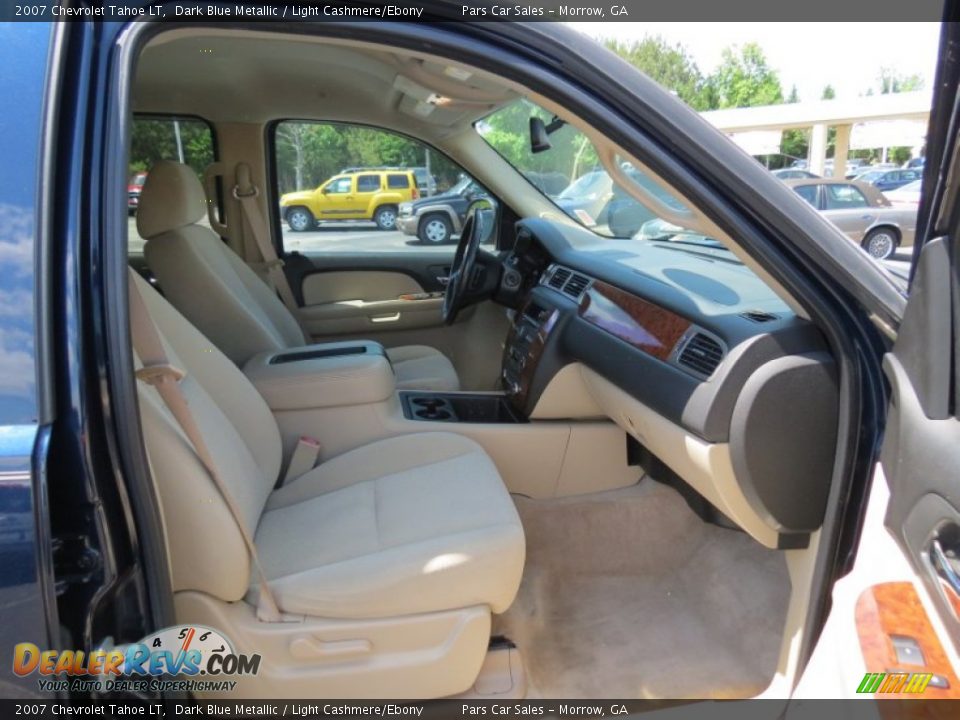 2007 Chevrolet Tahoe LT Dark Blue Metallic / Light Cashmere/Ebony Photo #11