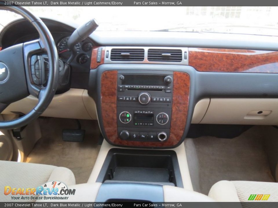 2007 Chevrolet Tahoe LT Dark Blue Metallic / Light Cashmere/Ebony Photo #12