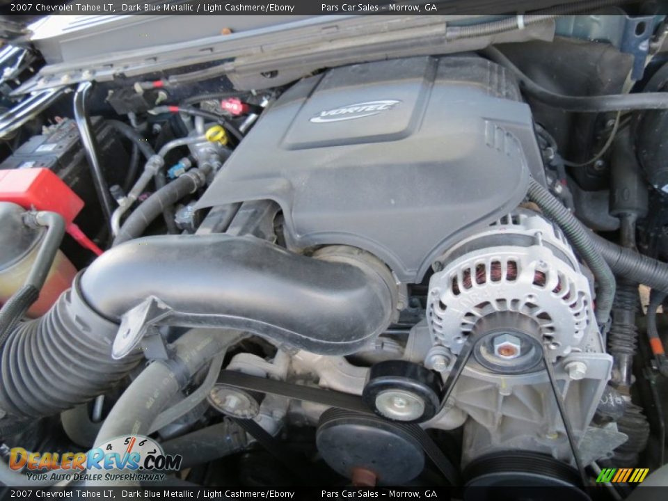 2007 Chevrolet Tahoe LT Dark Blue Metallic / Light Cashmere/Ebony Photo #15